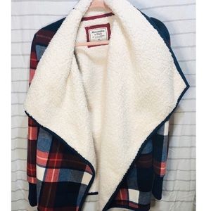 Abercrombie Sherpa Lined Cardigan